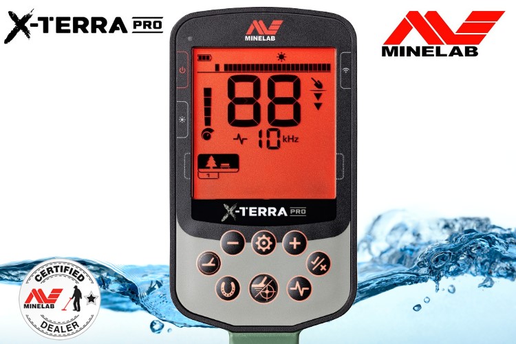 Metalldetektor Minelab X-Terra PRO Tiefenortungsset mit zus&auml;tzlicher EQX15 Tiefensuchspule