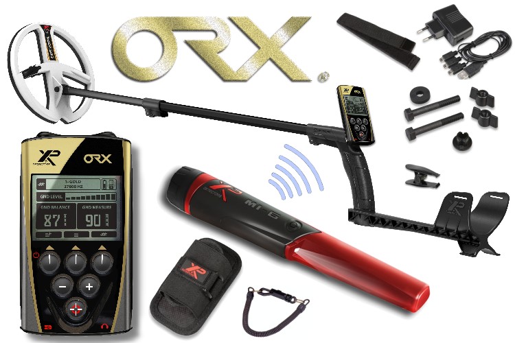 Metalldetektor XP ORX mit 22.5cm HF Spule und MI-6 Pinpointer (Rabattpreis) (Rabattpreis)