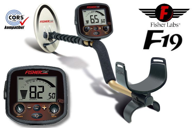 Fisher F19 Metalldetektor mit Goldsuchspule