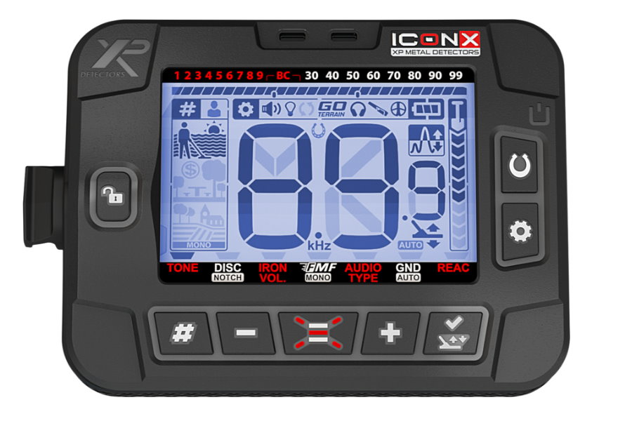 Metalldetektor XP IconX mit 28cm Suchspule