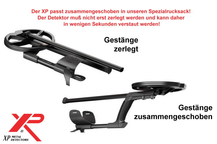 Metalldetektor XP DEUS X35 mit Display und 28cm Spule (Rabattpreis)