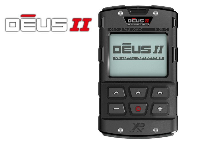 Metalldetektor XP DEUS II Komplettset mit Funkkopfh&ouml;rer WSA XL ST und 34x28cm Spule